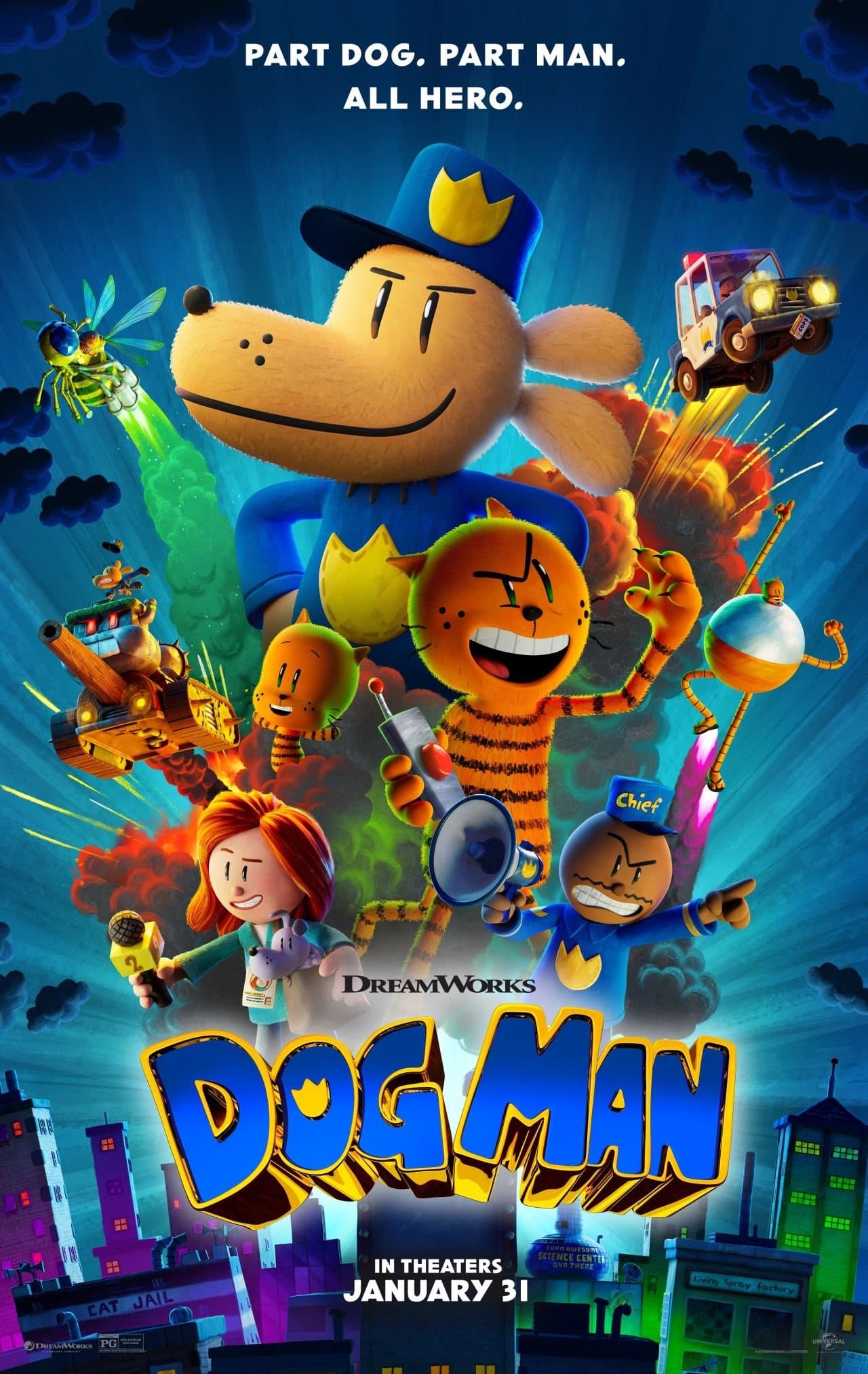 Dog Man: Twenty Thousand Fleas Under the Sea