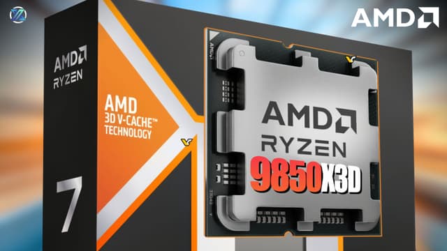 AMD Ryzen 9 9850X3D Rumored Specs Reveal 7.7% Faster Clocks